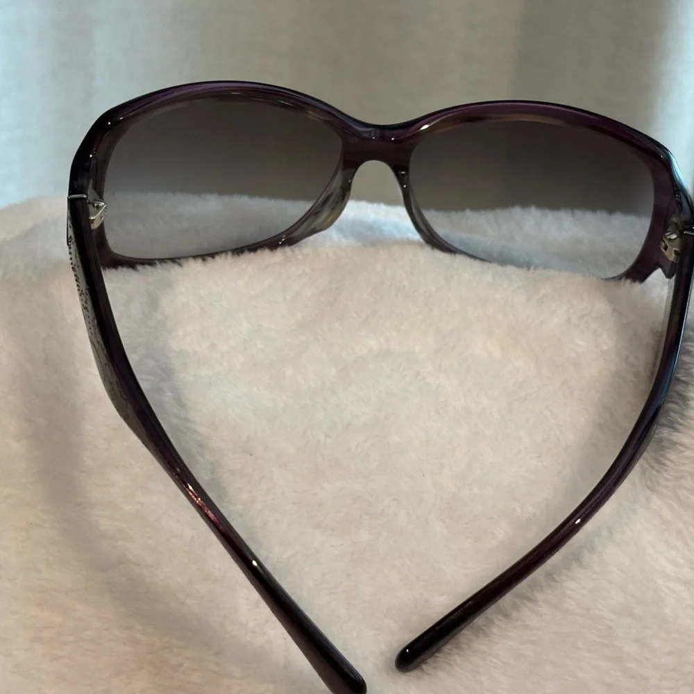 Coach Taryn Purple (Plum Horn) Sunglasses - Picture 6 of 9